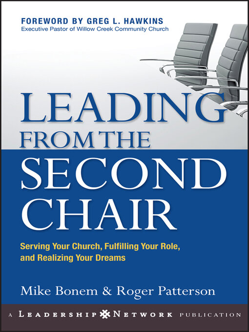 Title details for Leading from the Second Chair by Mike Bonem - Available